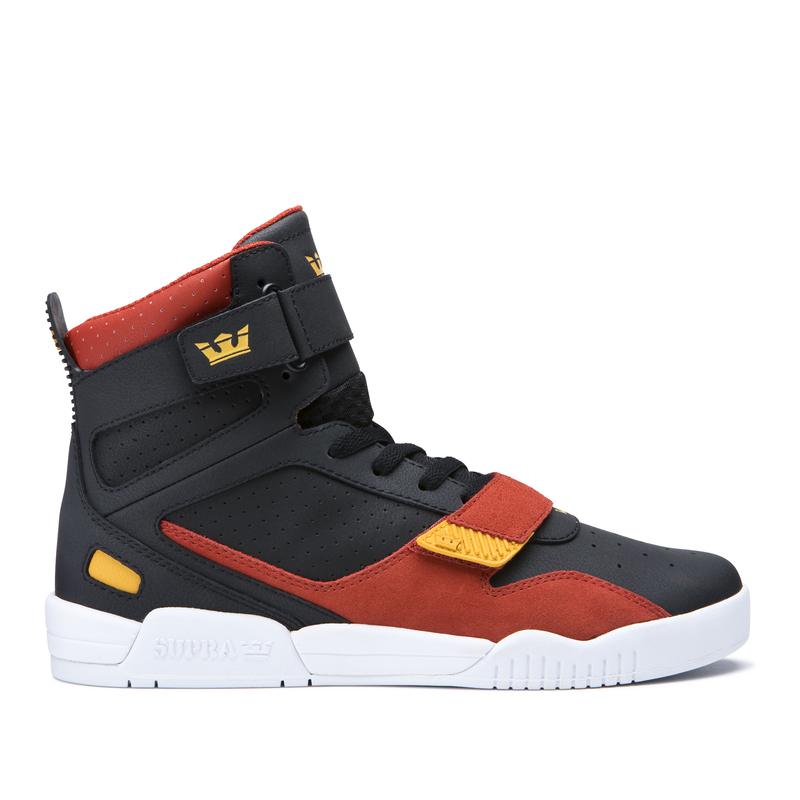 Supra BREAKER Sneaker High Damen Schwarz / Rot Deutsch OHAWK9561